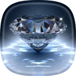 diamond live wallpaper android application logo